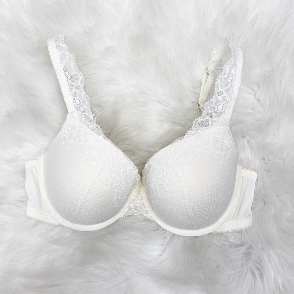 Aerie White Lace Bra 36D